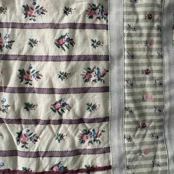 Odille Anthro 1990s/y2k knee length floral print cottagecore skirt ruffle size 4 - Picture 2 of 5